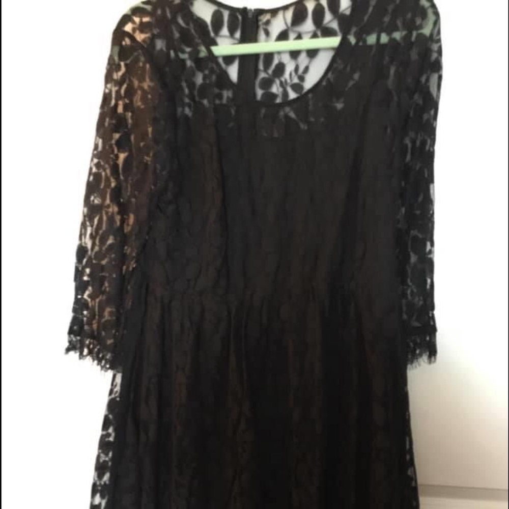Black long sleeve dress
